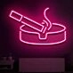 Flicking Ash  Neon Sign