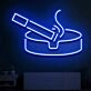 Flicking Ash  Neon Sign