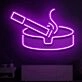 Flicking Ash  Neon Sign