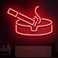 Flicking Ash  Neon Sign