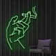 Hand Holding Cigarette  Neon Sign