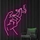 Hand Holding Cigarette  Neon Sign