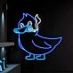 Smoking Duck  Neon Sign