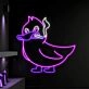 Smoking Duck  Neon Sign
