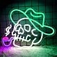 Cool Smoking Skull  Neon Sign