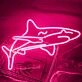 Fierce Shark Neon Sign