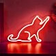 Playful Cat Neon Sign