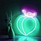 Juicy Peach Neon Sign