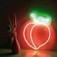 Juicy Peach Neon Sign