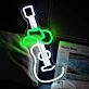 Cowboy Guitar Music Neon Sign