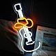 Cowboy Guitar Music Neon Sign