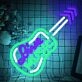 Live Music Electric Guitar Neon Sign