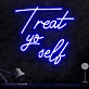 Treat Yourself Neon Indulgence and Self-Care