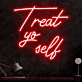 Treat Yourself Neon Indulgence and Self-Care