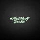 'MEET ME AT DOUBLE' neon sign