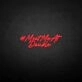 'MEET ME AT DOUBLE' neon sign