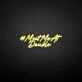 'MEET ME AT DOUBLE' neon sign