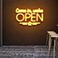 Customize Come In, We're Open welcom Led Neon Signs