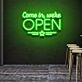 Customize Come In, We're Open welcom Led Neon Signs