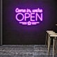 Customize Come In, We're Open welcom Led Neon Signs