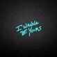 'I wanna be yours' neon sign