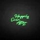 'Happy ever after X' neon sign