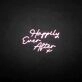 'Happy ever after X' neon sign