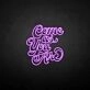 'Come as you are3' neon sign