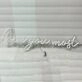 'Love you most' neon sign