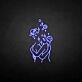 'The love of the planet' neon sign