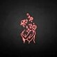 'The love of the planet' neon sign