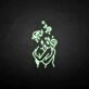 'The love of the planet' neon sign