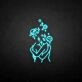 'The love of the planet' neon sign