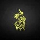 'The love of the planet' neon sign
