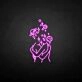 'The love of the planet' neon sign