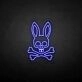 'The skeleton of the rabbit' neon sign