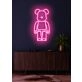 Bearbrick Neon Light Playful Toy-like Charm and Fun