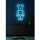 Bearbrick Neon Light Playful Toy-like Charm and Fun