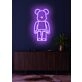 Bearbrick Neon Light Playful Toy-like Charm and Fun