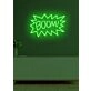 Boom Neon Light Energetic and Bold Statement
