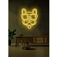 Bulldog Neon Sign Canine Courage and Loyalty in Light