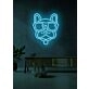 Bulldog Neon Sign Canine Courage and Loyalty in Light