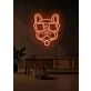 Bulldog Neon Sign Canine Courage and Loyalty in Light