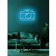 Camera Neon Sign Tribute to Photography and Visual Arts