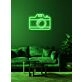 Camera Neon Sign Tribute to Photography and Visual Arts