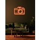 Camera Neon Sign Tribute to Photography and Visual Arts