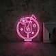 'Hahn hoch mit Zitrone' neon sign