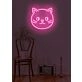 Cat Neon Whimsical Charm for Feline Lovers