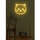 Cat Neon Whimsical Charm for Feline Lovers