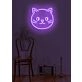 Cat Neon Whimsical Charm for Feline Lovers